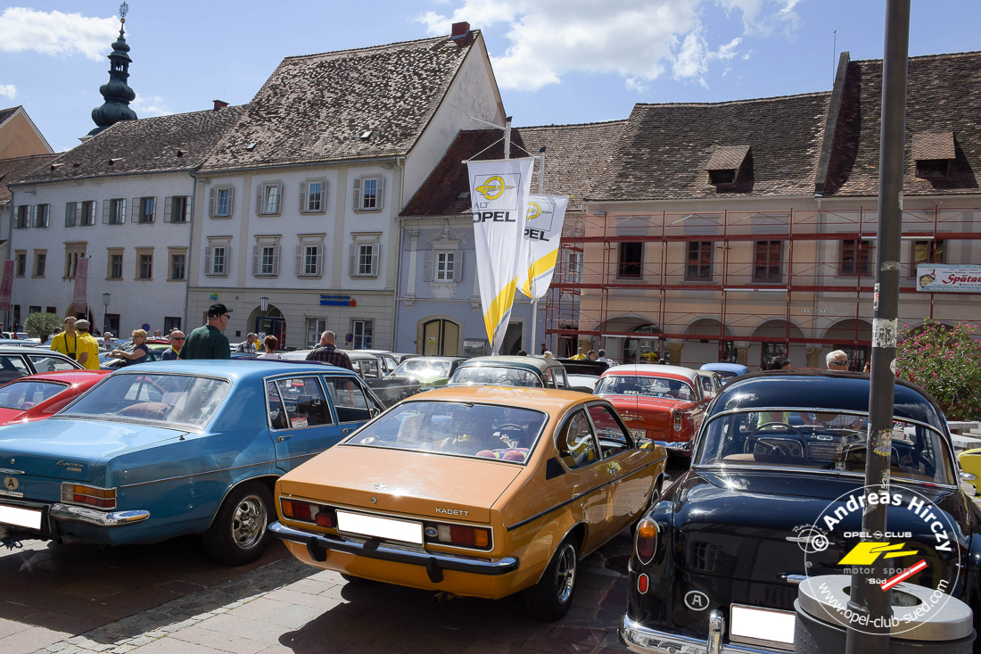 5. Alt-Opel Vulkanlandfahrt des Alt-Opel Stammtisch Steiermark in Bad Radkersburg