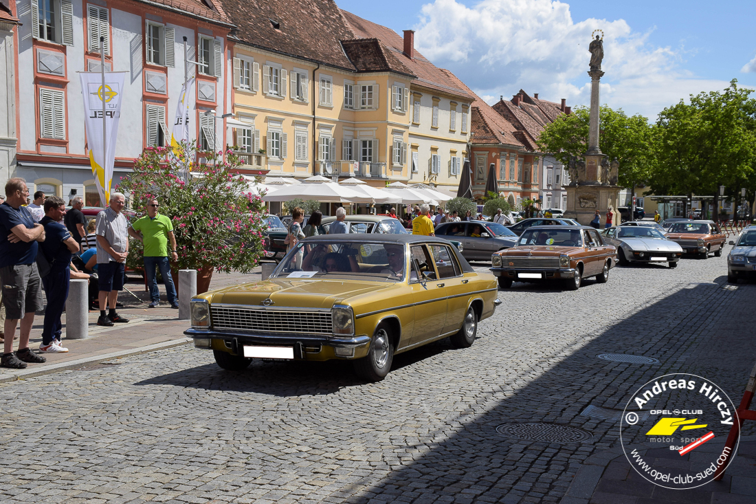 5. Alt-Opel Vulkanlandfahrt des Alt-Opel Stammtisch Steiermark in Bad Radkersburg