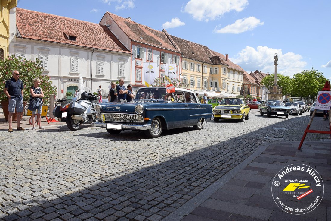 5. Alt-Opel Vulkanlandfahrt des Alt-Opel Stammtisch Steiermark in Bad Radkersburg