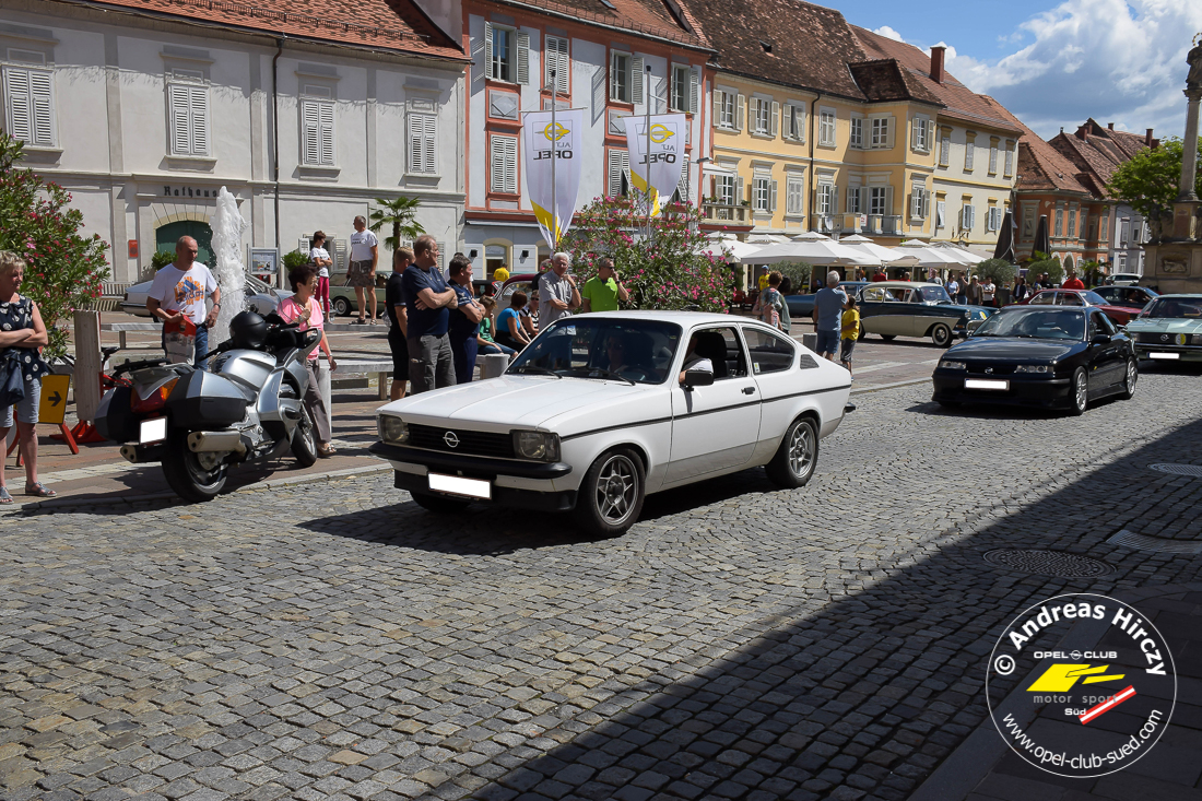 5. Alt-Opel Vulkanlandfahrt des Alt-Opel Stammtisch Steiermark in Bad Radkersburg